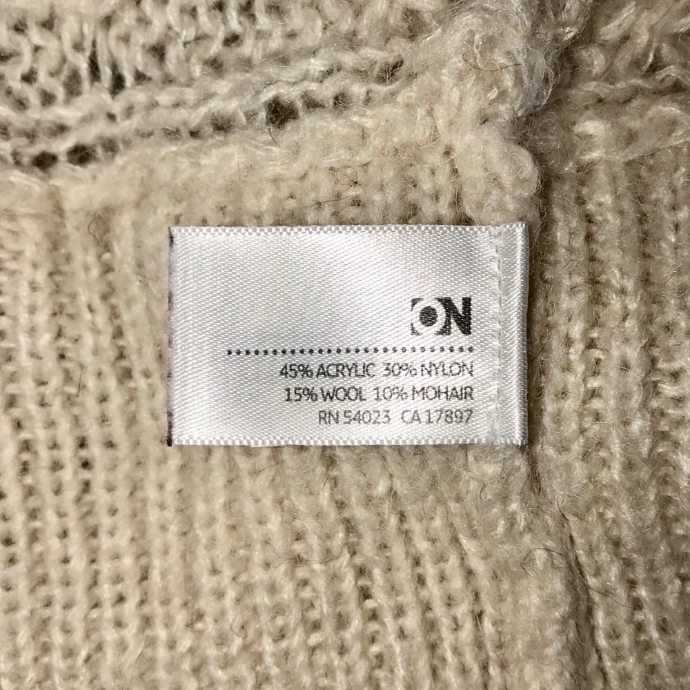 Old Navy slouchy oversized fuzzy tunic sweater - Picture 5 of 5